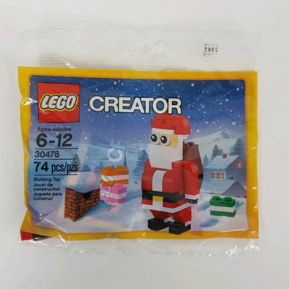 Lego Creator Santa Claus Chimney 30478 Bag 74 Pieces Saint Nicholas Kris Kringle - Picture 8 of 12